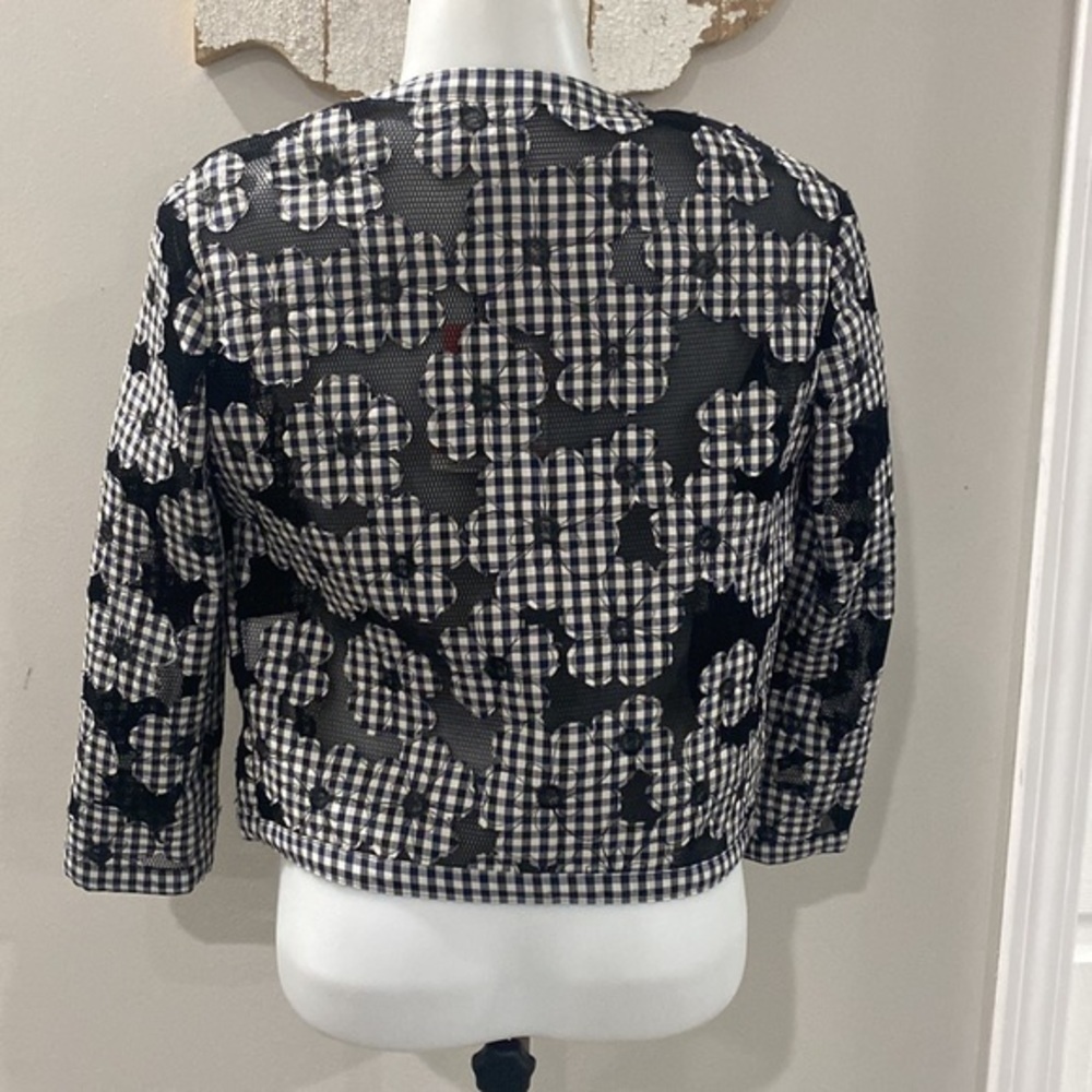 NWT!‎ Anne Klein Floral Appliqué Jacket - Picture 5 of 8
